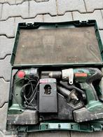 Metabo accuboormachine met zaklamp, Gebruikt, Variabele snelheid, Ophalen of Verzenden, Boor- en Schroefmachine