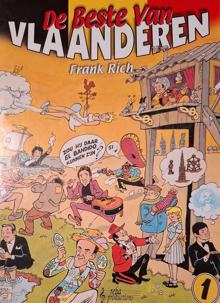 Frank Rich De beste van Vlaanderen GITAAR EN KEYBOARD, Muziek en Instrumenten, Bladmuziek, Artiest of Componist, Populair, Gitaar