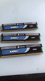 Corsair DDR 3, 3 x 2 gb, 1600 mhz, Computers en Software, RAM geheugen, Gebruikt, DDR3, Ophalen of Verzenden, Desktop