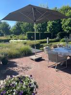 BOREK PARASOL REFLEX MET VERRIJDBARE VOET, Tuin en Terras, Ophalen of Verzenden, Zo goed als nieuw, 3 tot 4 meter, Parasolvoet