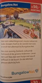 Bungalow Net 50 euro korting op uw boeking, Eén persoon, Kortingsbon