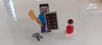 Figuurtje LEGO minecraft Steve zgan, Ophalen of Verzenden, Zo goed als nieuw