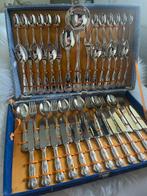 Superinox verzilverde bestekset 12-delig + opschep, Ophalen of Verzenden