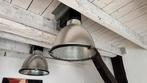 Grote Vintage Industriële Magazijnlampen - Loft Stijl, Huis en Inrichting, Lampen | Hanglampen, Ophalen of Verzenden, Zo goed als nieuw