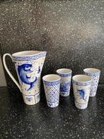 “ Delfts blauwe” kan en 4 bekers, Overige typen, Nieuw, Ophalen of Verzenden, Overige stijlen