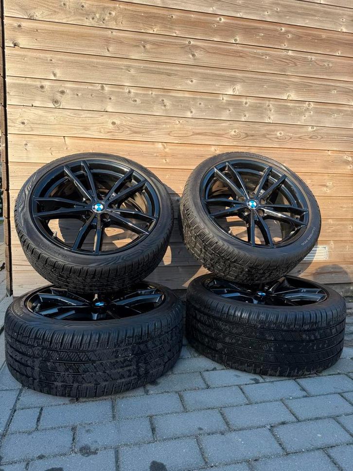 Breedset BMW 3 serie 791 Velgen met nieuwe ALL SEASON 19inch, Auto-onderdelen, Banden en Velgen, Banden en Velgen, All Season