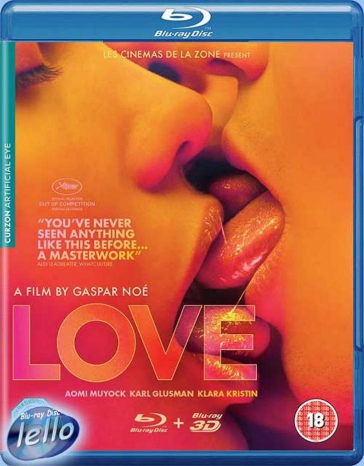 Blu-ray 3D: Gaspar Noé's Love (2015 Aomi Muyock) UK niet NLO, Cd's en Dvd's, Blu-ray, Nieuw in verpakking, Drama, 3D, Ophalen of Verzenden