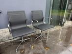 10x Eames EA108 vergaderstoel, conferentiestoel met netweave, Zwart, Ophalen of Verzenden, Zo goed als nieuw, Metaal