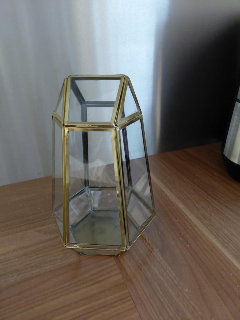 Klein Antiek Frans Vitrinekastje, Antiek en Kunst, Ophalen of Verzenden