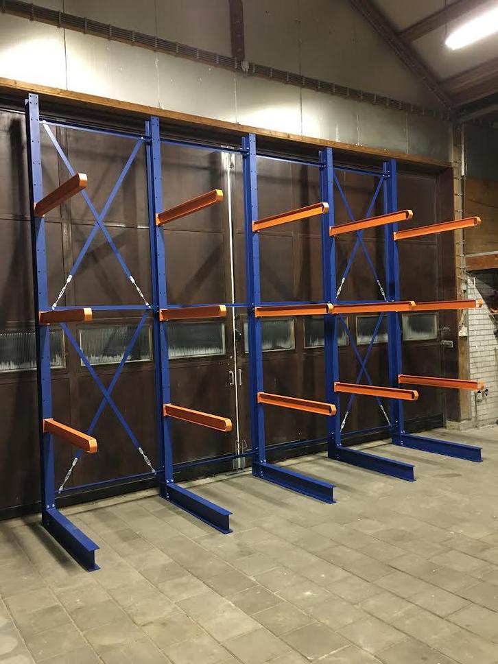 Draagarmstelling 3M Hoog Gratis Thuisbezorgd Nieuw, Zakelijke goederen, Kantoor en Winkelinrichting | Magazijn, Stelling en Opslag
