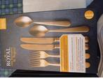 Royal van Kempen & Begeer 72-delig gouden bestekset, Gebruikt, Ophalen of Verzenden, Rvs of Chroom, Vaatwasserbestendig