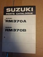 Suzuki RM370A/B Onderdelen Catalogus - 1976, Motoren, Ophalen of Verzenden, Suzuki