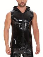Pvc achtig mouwloos shirt, Ophalen of Verzenden, Nieuw