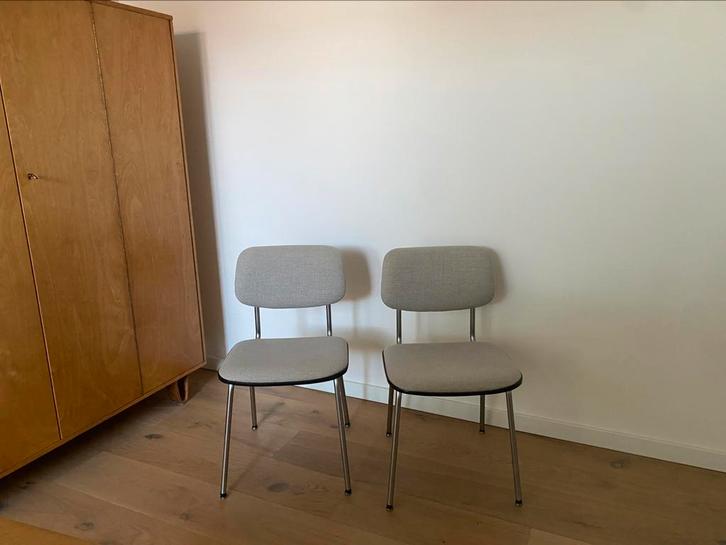 2x Gispen André Cordemeyer 1231 Cirrus-stoel jaren ‘60, Huis en Inrichting, Stoelen, Zo goed als nieuw, Eén, Ophalen