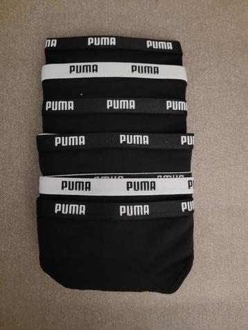 Puma 6-Pack dames strings Zwart - Maat XS  beschikbaar voor biedingen
