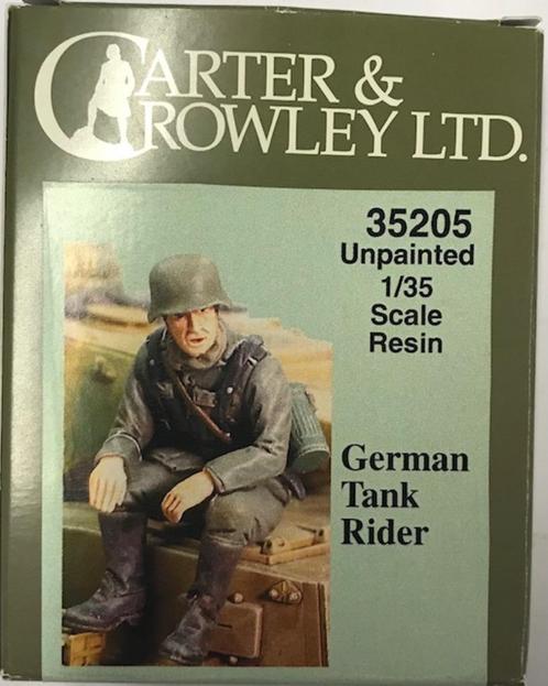 Coelianmodels, Carter Crowley 35205 Panzer rider, 1/35, € 14, Hobby en Vrije tijd, Modelbouw | Figuren en Diorama's, Nieuw, Figuur of Figuren