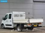 Renault Master 130PK Dubbel Cabine Kipper 3.5t trekhaak Dubb, Auto's, Bestelauto's, Gebruikt, Euro 6, 4 cilinders, Renault