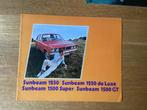 Sunbeam 1250/1500 Brochure - Origineel!, Ophalen of Verzenden, Gelezen, Overige merken
