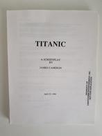 Origineel script “Titanic” 23 april 1996, Ophalen of Verzenden, Zo goed als nieuw