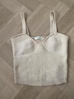 Primark Gebreide Top Crème Maat S, Kleding | Dames, Tops, Primark, Beige, Ophalen of Verzenden, Zo goed als nieuw