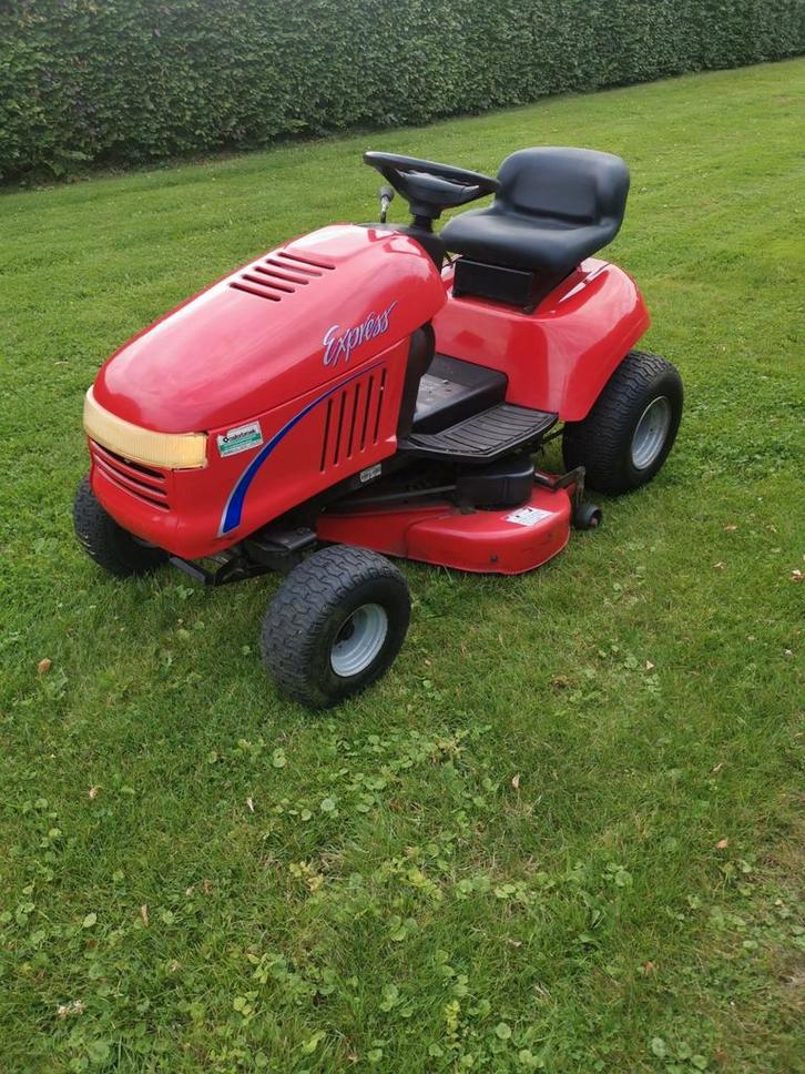 Simplicity express zitmaaier 14.5 pk briggs and stratton, Tuin en Terras, Zitmaaiers, Gebruikt, 90 tot 120 cm, Elektrische starter