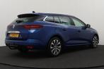 Renault Mégane Estate 1.3 141 PK Aut. Techno Half-Leder Cam, Gebruikt, 4 cilinders, Blauw, Leder en Stof