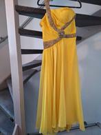 Elegante gele jurk - Maat 42/44, Kleding | Dames, Jurken, Ophalen of Verzenden, Zo goed als nieuw, Maat 42/44 (L), Geel