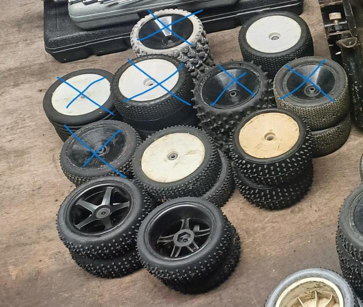 1/10 rc buggy wielen, Hobby en Vrije tijd, Modelbouw | Radiografisch | Auto's, Auto offroad, Ophalen of Verzenden