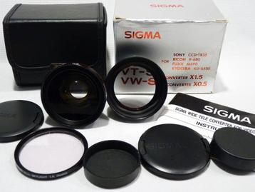 Sigma Tele Converter VT-S en Sigma wide converter VW-S beschikbaar voor biedingen