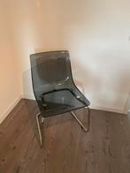 3 doorzichtige plastic stoelen, Ophalen, Kunststof, Drie, Zo goed als nieuw