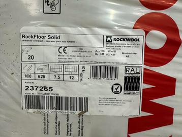 RockFloor Solid Steenwol Vloerisolatie - Nieuw! beschikbaar voor biedingen