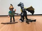 Playmobil draken set met draak en ridder, Complete set, Ophalen of Verzenden, Zo goed als nieuw