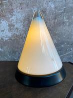 Peil en Putzler glazen teepee cone lamp , jaren 80, Huis en Inrichting, Lampen | Tafellampen, Gebruikt, Jaren 80, Ophalen of Verzenden