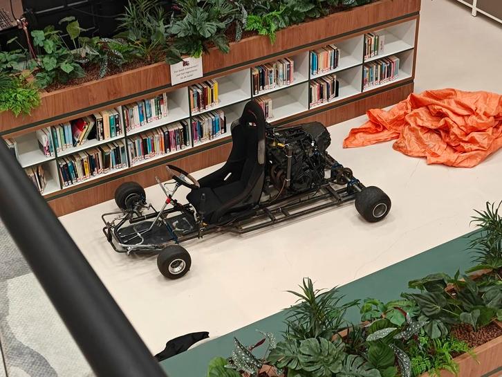 Zelfbouw kart 600cc 4 cilinder gsxf 600, Auto-onderdelen, Motor en Toebehoren, Suzuki, Gebruikt, Ophalen of Verzenden