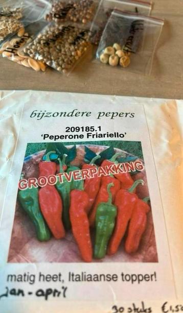 Peper zaden peperone friariello