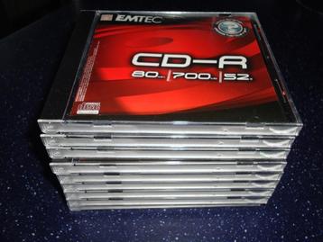 9 stuks cd,s van emtec , om op te nemen type cd-r 80/700/52  beschikbaar voor biedingen
