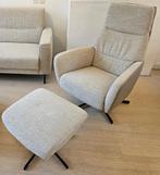 Prominent Fauteuil E-101 met Y-401 voetenbank (set), Huis en Inrichting, Fauteuils, Ophalen, 75 tot 100 cm, Zo goed als nieuw