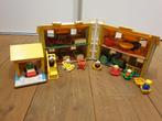 Vintage Fisher Price Huis met Meubels en Poppetjes, Ophalen of Verzenden, Gebruikt, Overige typen