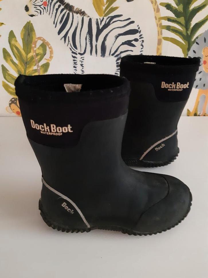 Dock Boot thermische regenlaarzen maat 28, Kinderen en Baby's, Kinderkleding | Schoenen en Sokken, Zo goed als nieuw, Laarzen