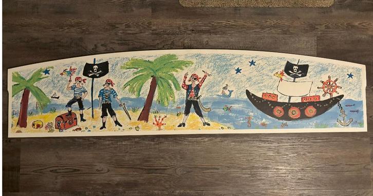 Lifetime Piraat uitvalbord (631) incl montagemateriaal ZGAN, Kinderen en Baby's, Kinderkamer | Stapelbedden en Hoogslapers, Zo goed als nieuw