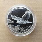 1 oz silver Congo World's Wildlife - The bald Eagle 2021, Ophalen of Verzenden, Zilver