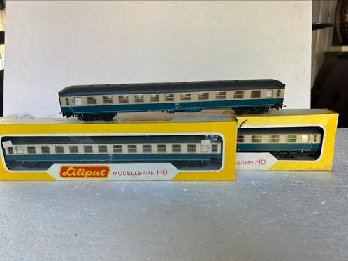 3X LILIPUT  hoofdlijnrijtuig Bcüm 243 1ste/2.Kl. DB BO, Hobby en Vrije tijd, Modeltreinen | H0, Gebruikt, Wagon, Gelijkstroom