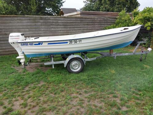Ryds 460, Watersport en Boten, Roeiboten, Gebruikt, Polyester, Met aanhanger of trailer, Met motor, Ophalen