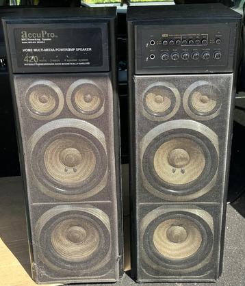 MPC Power Amp speakers MPS-816 series 1 420 watt multi media beschikbaar voor biedingen