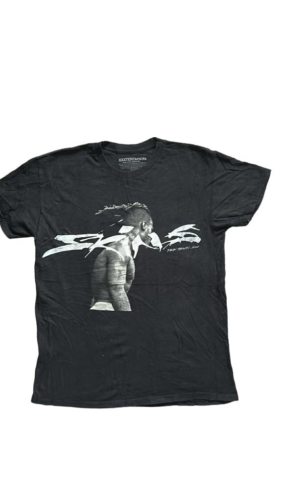 XXXTentacion "Skins" Album Cover T-shirt Zwart M, Maat 48/50 (M), Zwart, Ophalen of Verzenden, Bandshirt