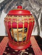 Aziatische rijst mand XL bamboe geweven, Antiek en Kunst, Kunst | Niet-Westerse kunst, Ophalen of Verzenden