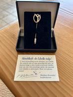 ZWAAR VERZILVERD LIBELLE TULP SPELDJE, Ophalen of Verzenden, Nieuw, Overige onderwerpen, Speldje of Pin