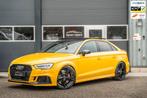 Audi RS3 Quattro 2.5-400PK, panoramadak, virtueel cockpit en, Traction-control, Gebruikt, Zwart, Leder