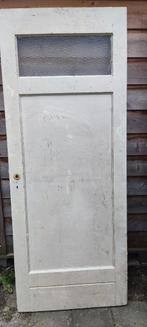 Jaren 30 Bruynzeel deur (210.0 x 82.5), Doe-het-zelf en Verbouw, Deuren en Horren, Ophalen, Gebruikt, 80 tot 100 cm, Binnendeur