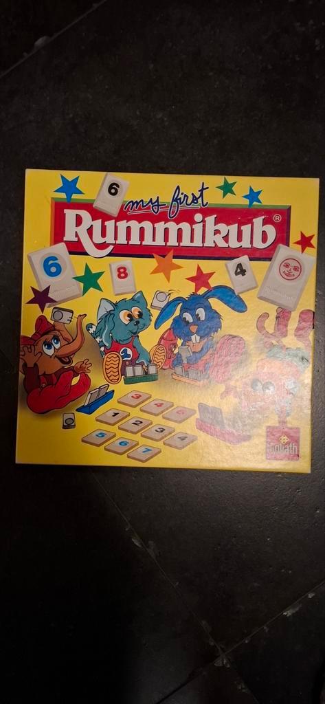 My First Rummikub - Goliath, Hobby en Vrije tijd, Gezelschapsspellen | Bordspellen, Gebruikt, Een of twee spelers, Drie of vier spelers